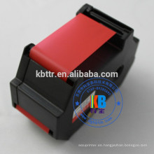 El uso de la máquina de franqueo Matasellos sella el cartucho de tinta de cinta roja T1000